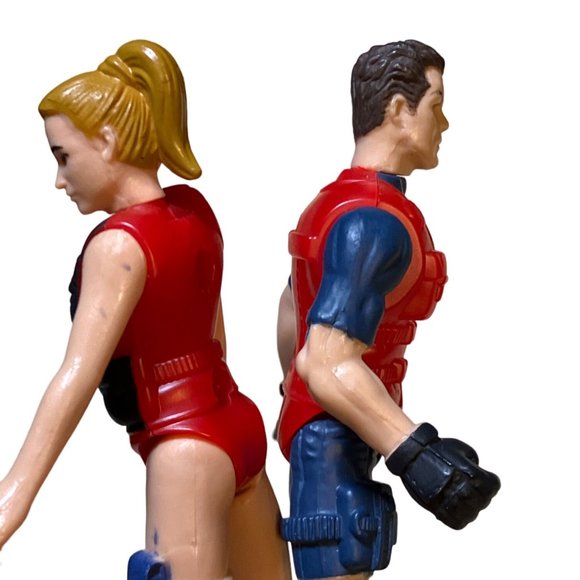 Scuba Diver Male Female Action Figures Jointed - Picture 7 of 10